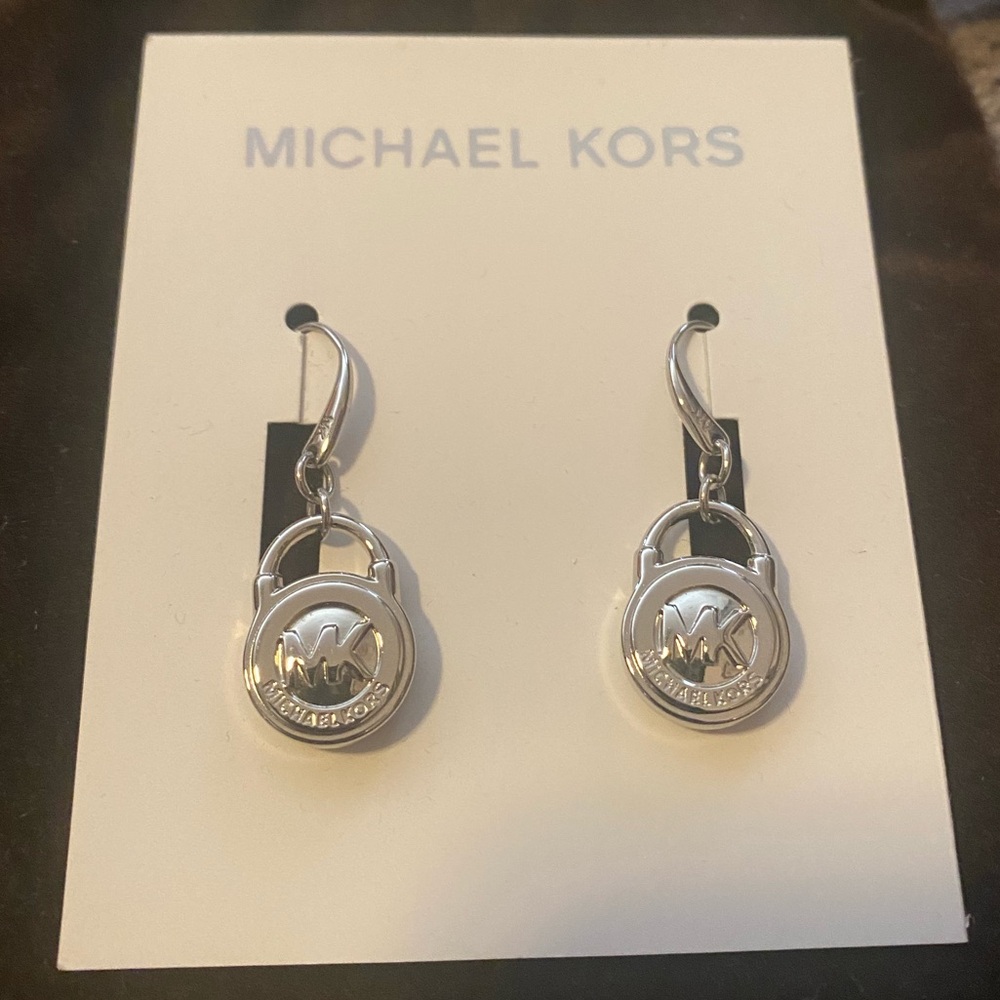 Michael Kors silver earrings